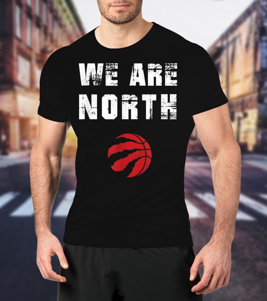 We Are The North Raptors Basketball Claw T-Shirt