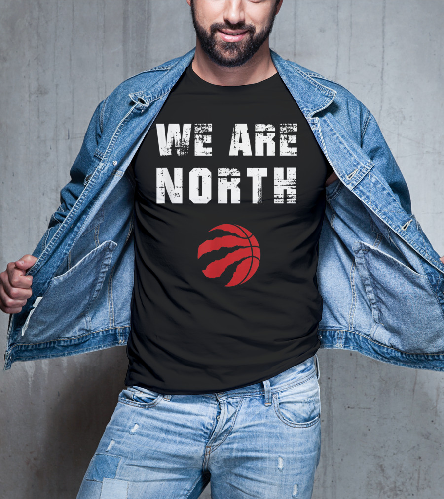 We Are The North Raptors Basketball Claw T-Shirt
