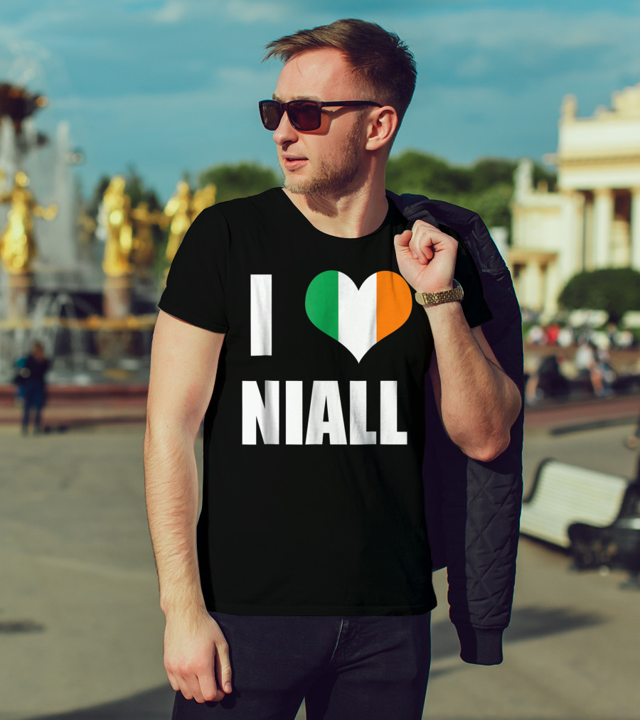 I Heart Niall With Ireland Flag Colors T-Shirt