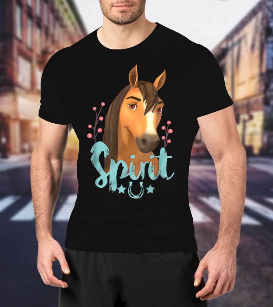 Kids DreamWorks Spirit Riding Free Spirit Horse Character T-Shirt