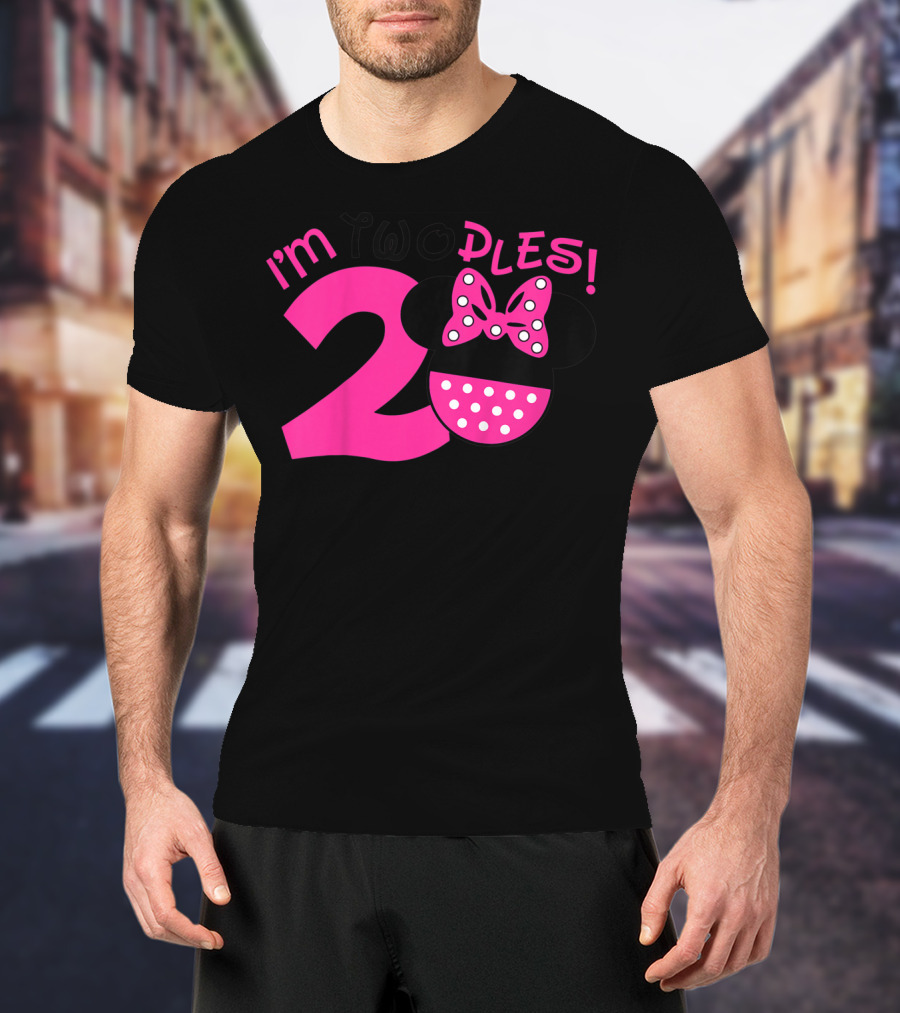 I'm Two Ples Mouse 2nd Birthday T-Shirt