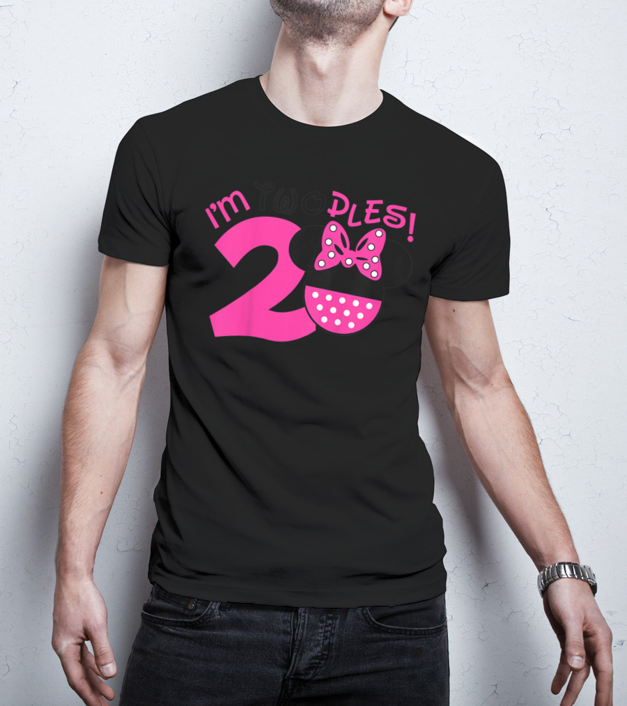 I'm Two Ples Mouse 2nd Birthday T-Shirt