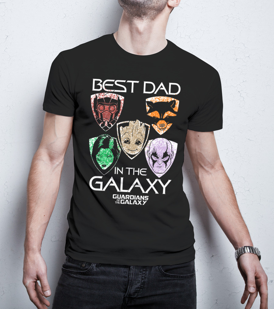 Best Dad In The Galaxy Guardians Of The Galaxy Father's Day T-Shirt