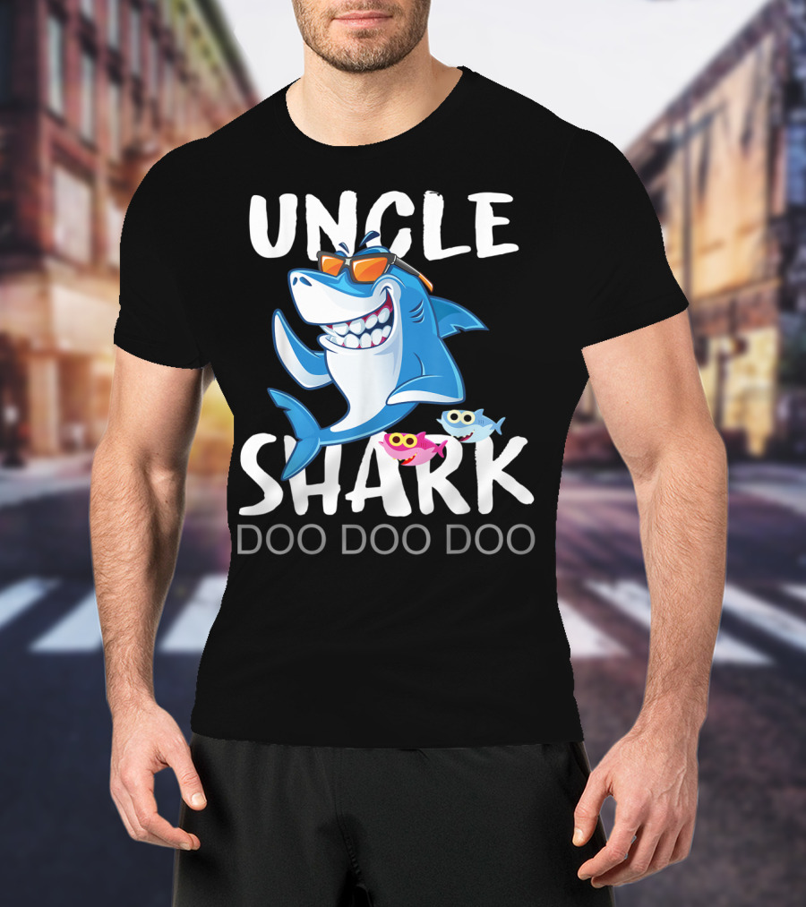 UNCLE SHARK DOO DOO DOO From Wife T-Shirt