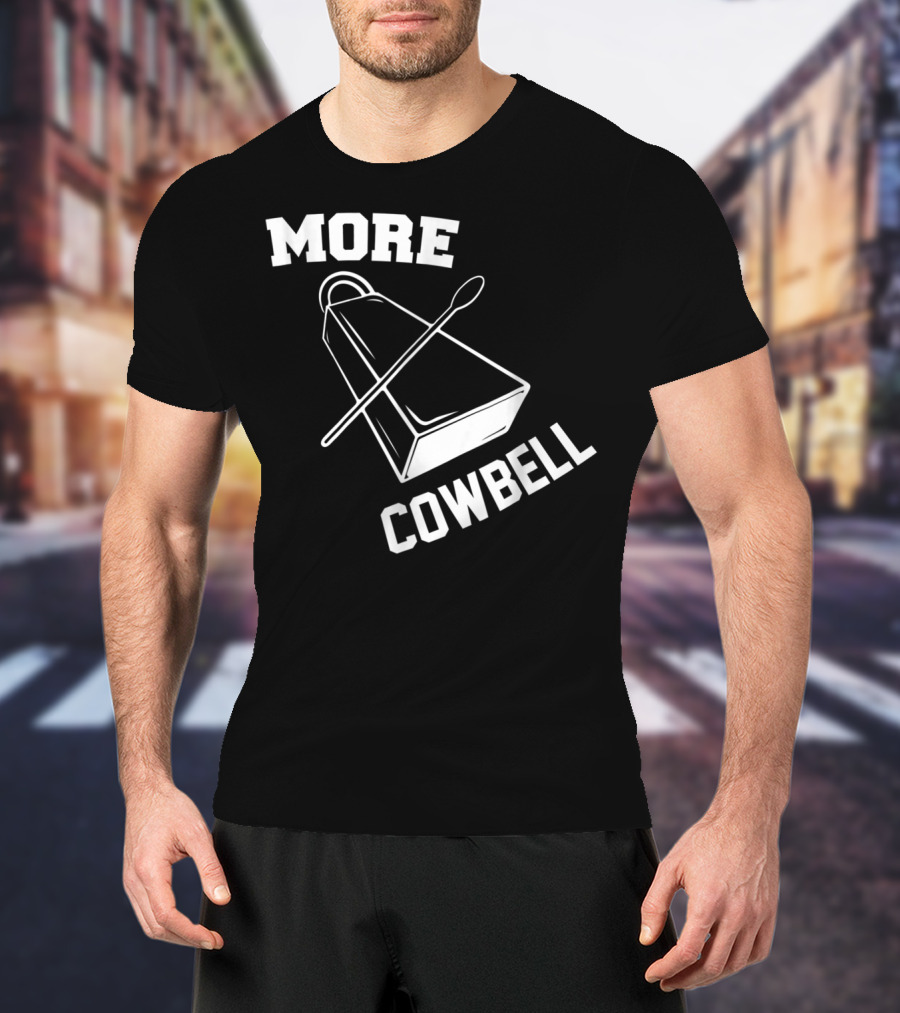 More Cowbell Funny Musical Instrument Spoon T-Shirt