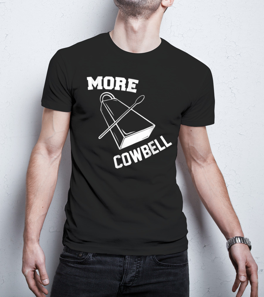More Cowbell Funny Musical Instrument Spoon T-Shirt