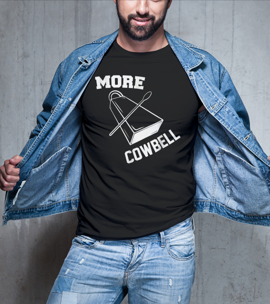 More Cowbell Funny Musical Instrument Spoon T-Shirt