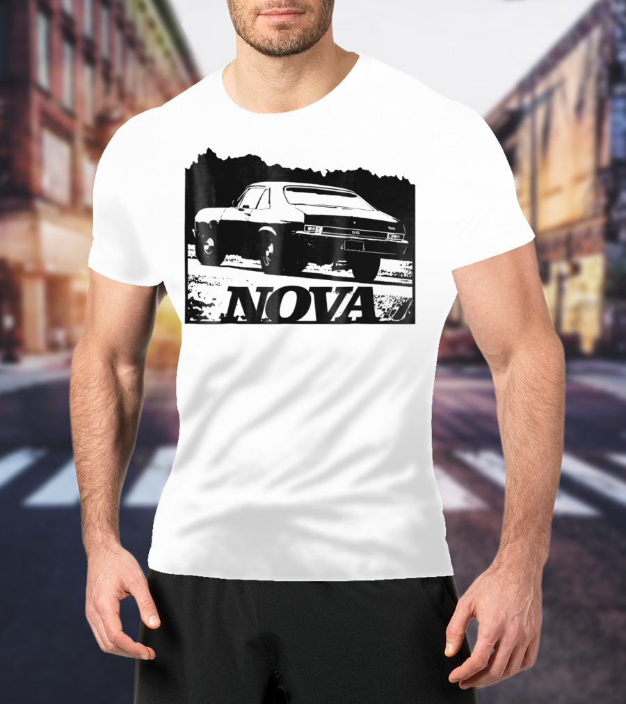 Nova Muscle Car 1968 Show Classic Auto T-Shirt