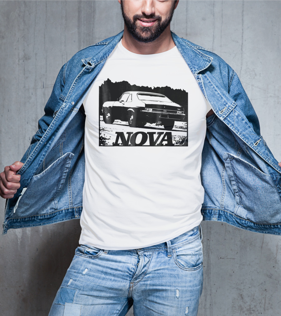 Nova Muscle Car 1968 Show Classic Auto T-Shirt