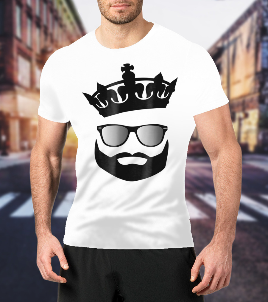 Beard Kings Shades Crown Iconic T-Shirt