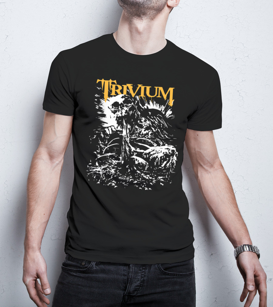 Trivium Heavy Metal Skull T-Shirt