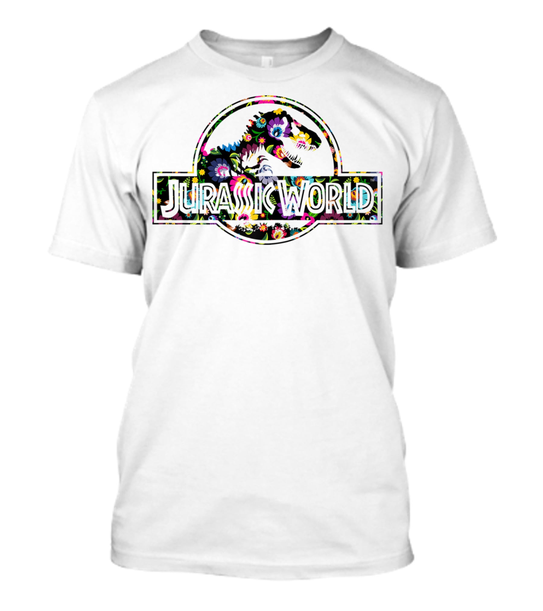 Jurassic World Boho Folk Floral T-Shirt
