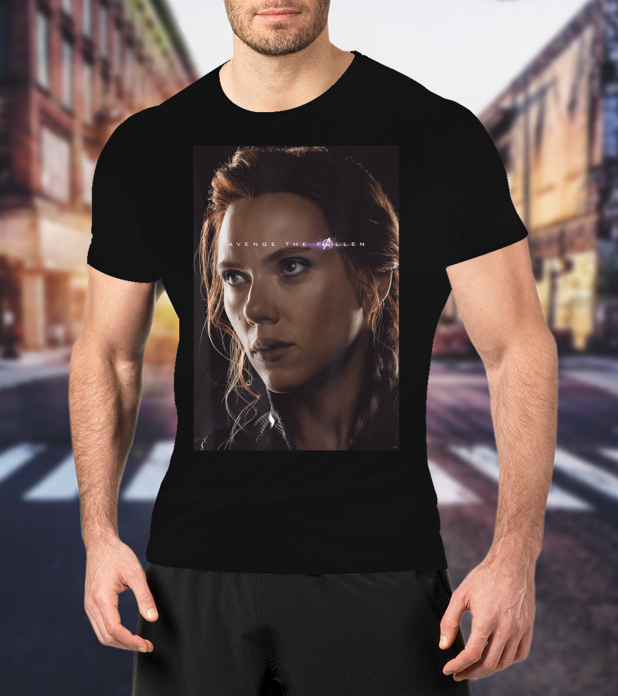 Marvel Avengers Endgame Avenge The Fallen Black Widow T-Shirt