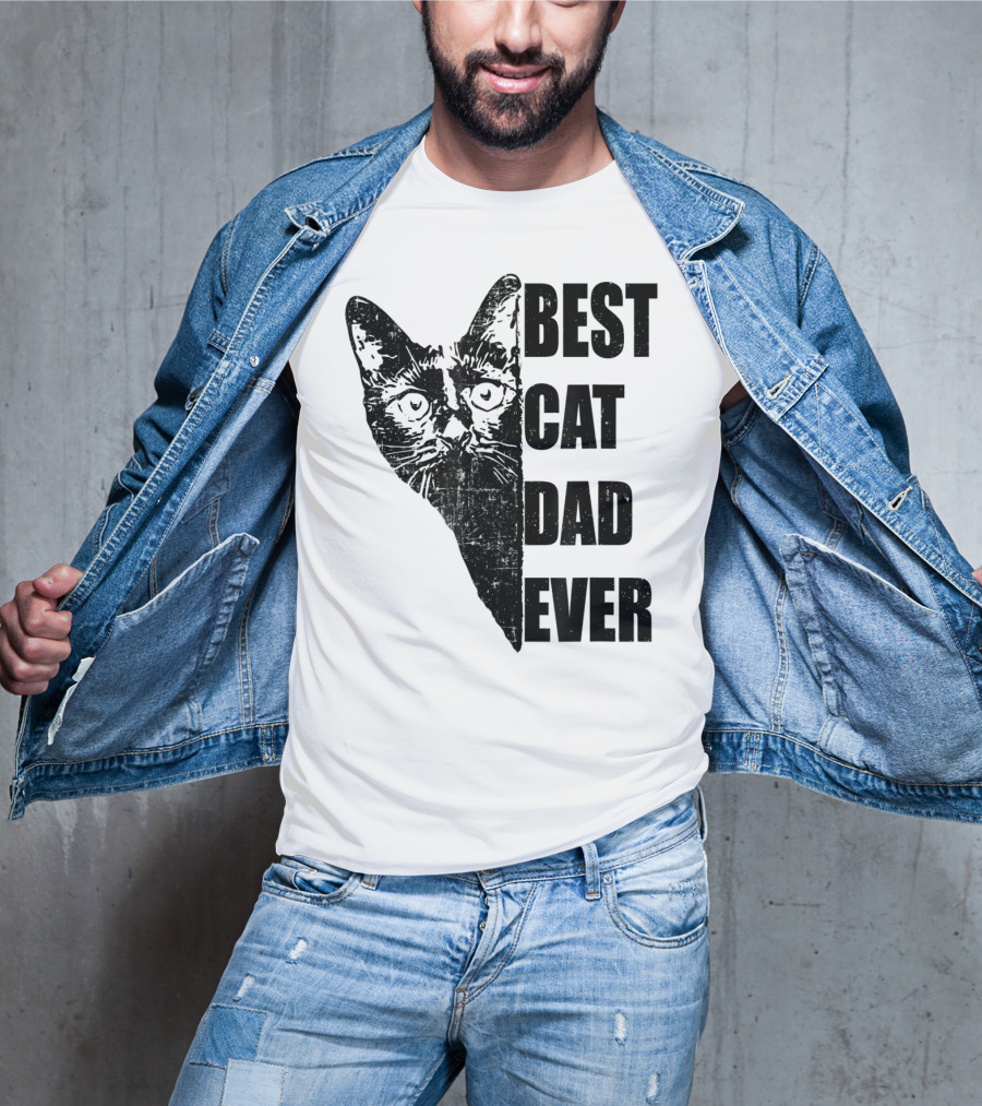Best Cat Dad Ever T-Shirt