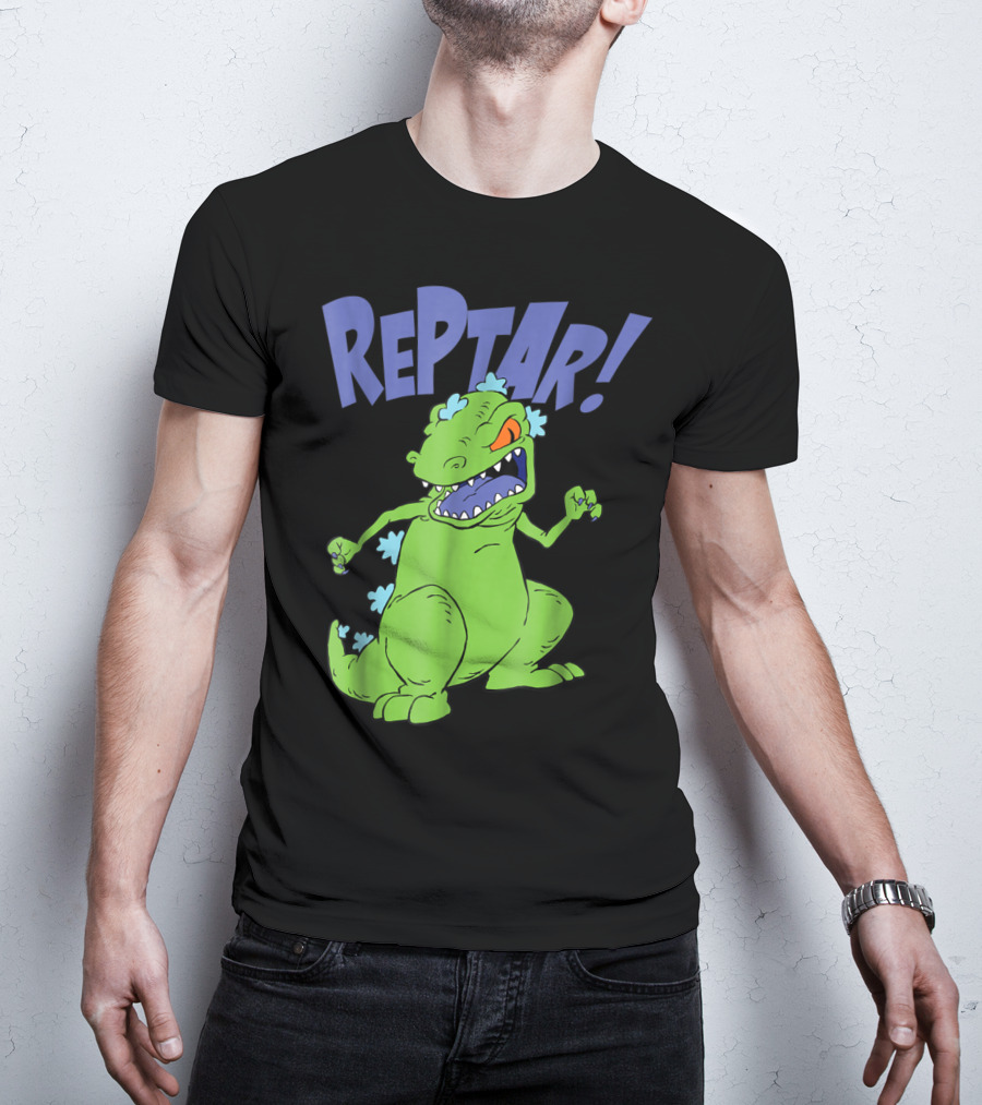 Reptar Rugrats Nickelodeon Animated Dinosaur Character T-Shirt