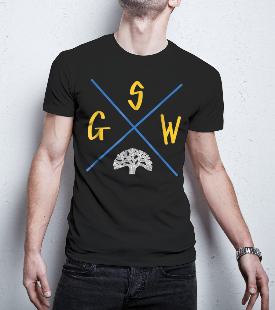 GSW Oakland California Oak Tree T-Shirt