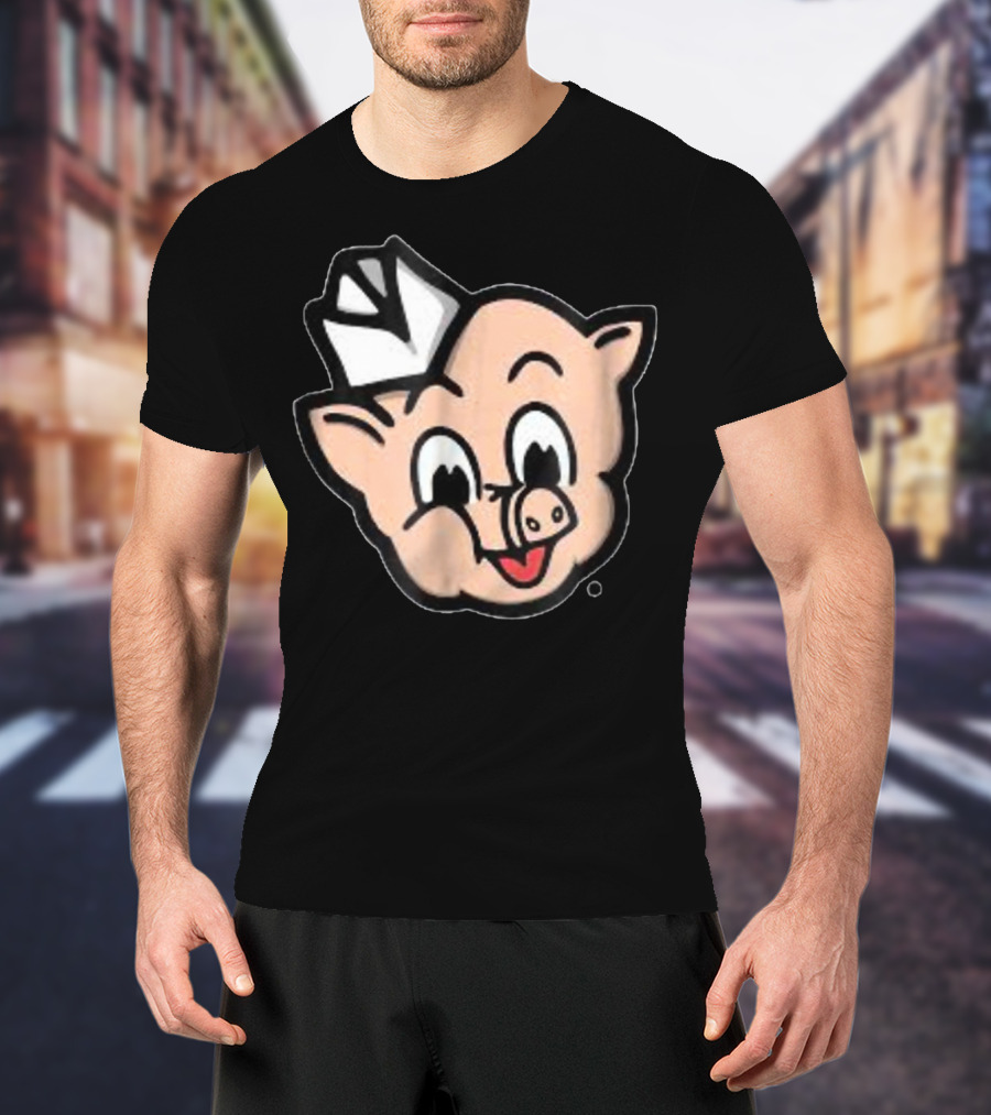 Piggly Wiggly Iconic Pig Mascot Retro T-Shirt