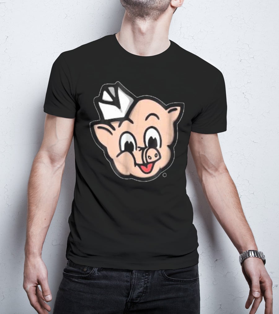 Piggly Wiggly Iconic Pig Mascot Retro T-Shirt