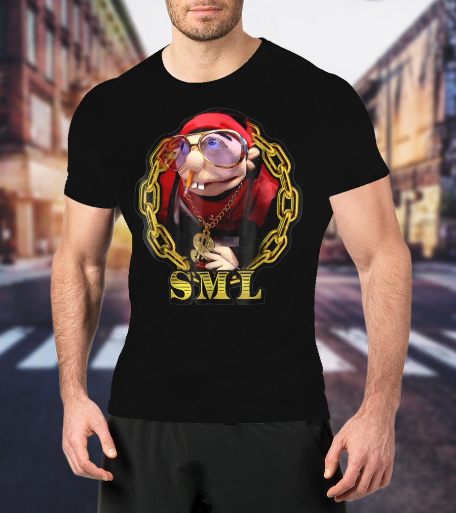 SML Rapper Jeffy Doll With Gold Chain Doll T-Shirt