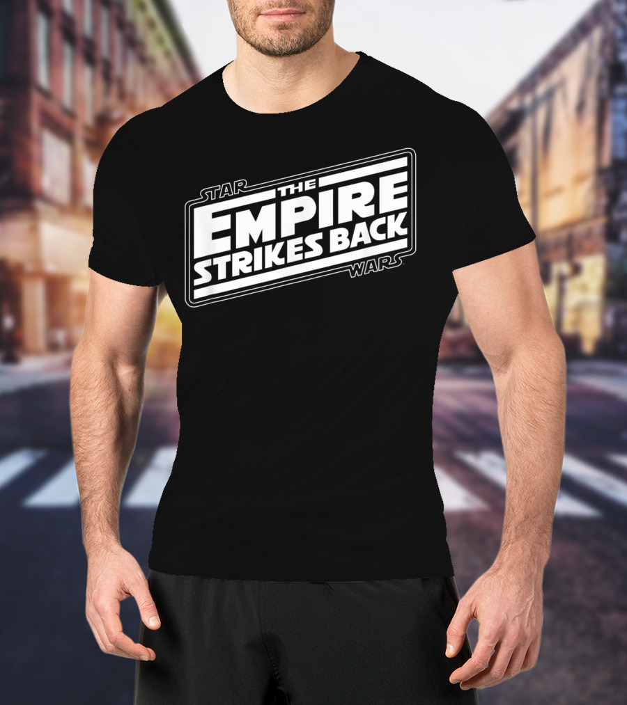 Star Wars The Empire Strikes Back Angled Movie T-Shirt
