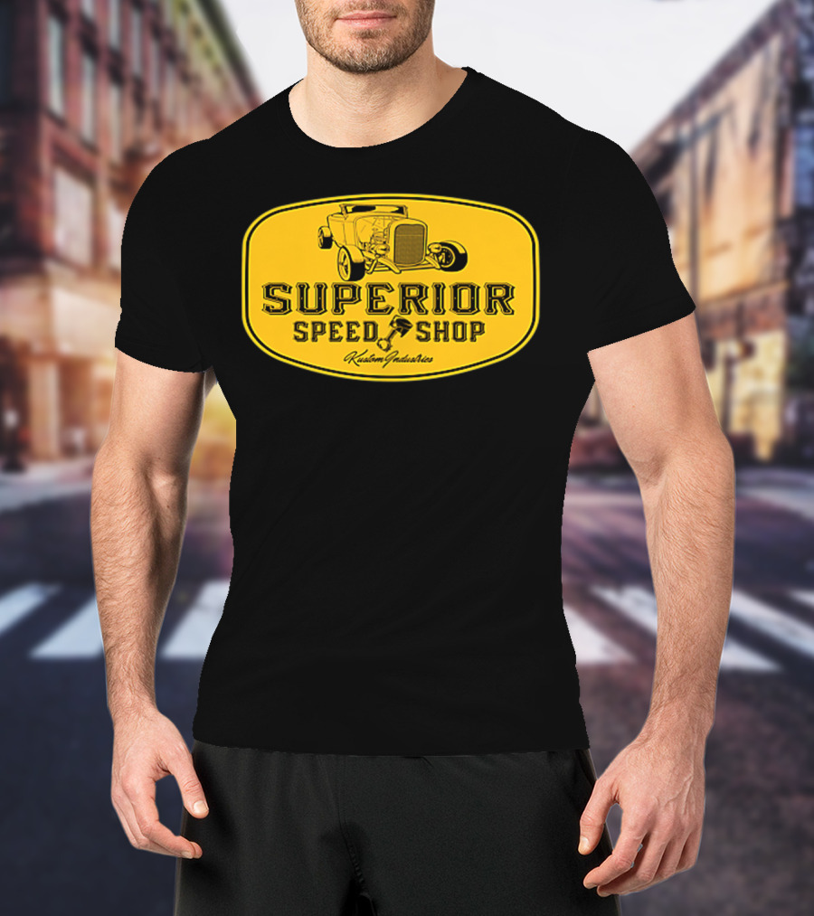 Superior Speed Shop Kustom Industries Retro Hot Rod T-Shirt