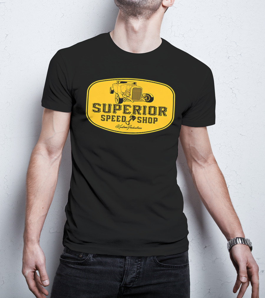 Superior Speed Shop Kustom Industries Retro Hot Rod T-Shirt