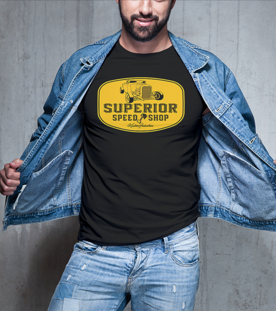 Superior Speed Shop Kustom Industries Retro Hot Rod T-Shirt