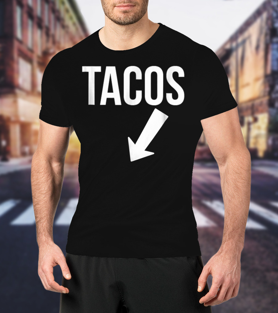 Tacos Arrow Pregnancy Announcement T-Shirt