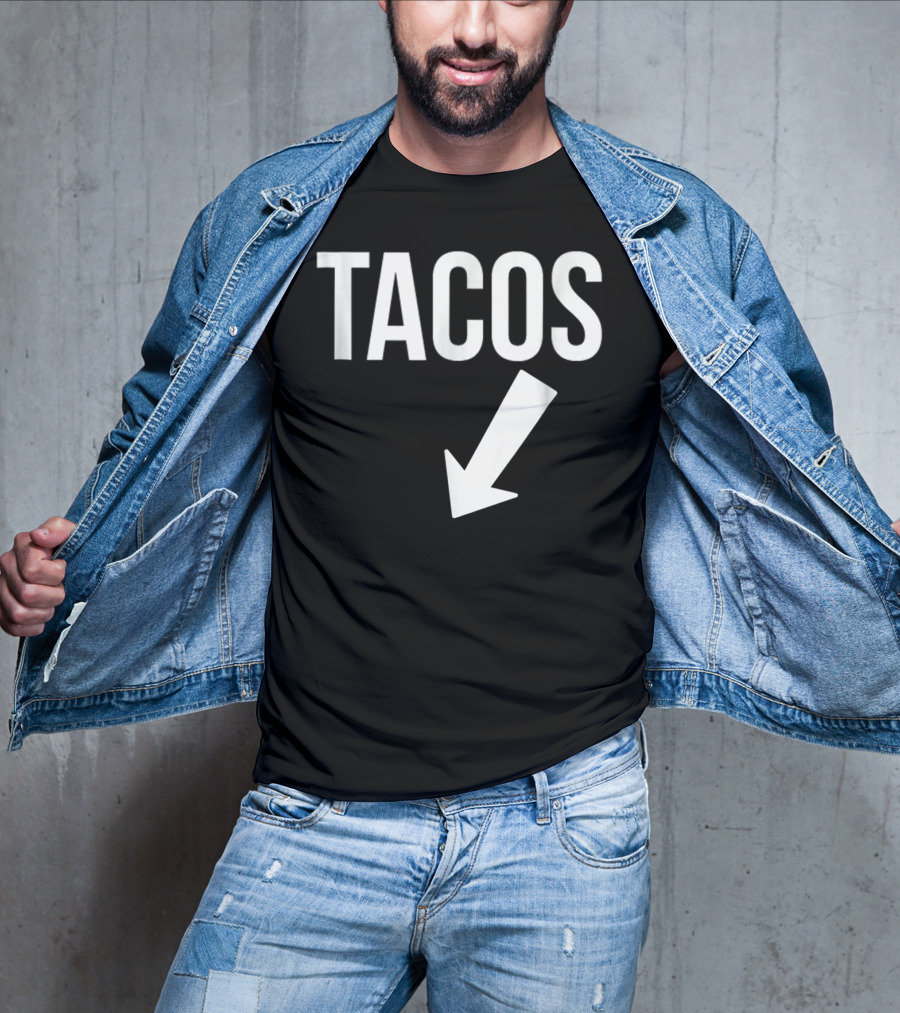 Tacos Arrow Pregnancy Announcement T-Shirt