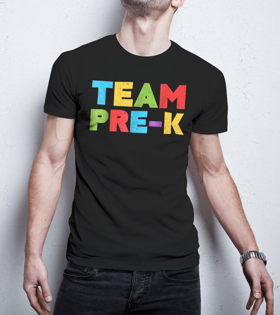Team Pre K Teacher Back To School T-Shirt