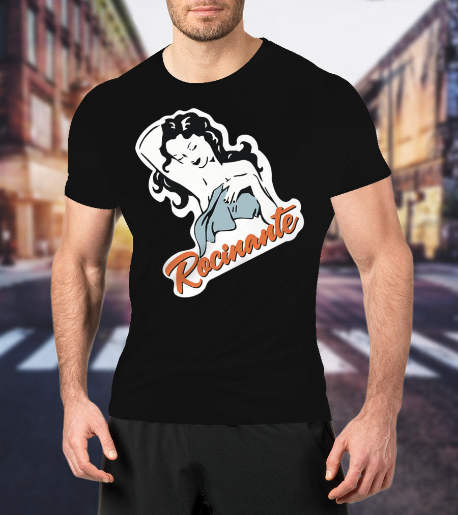 Rocinante Pin-Up Style Logo From The Expanse Series T-Shirt
