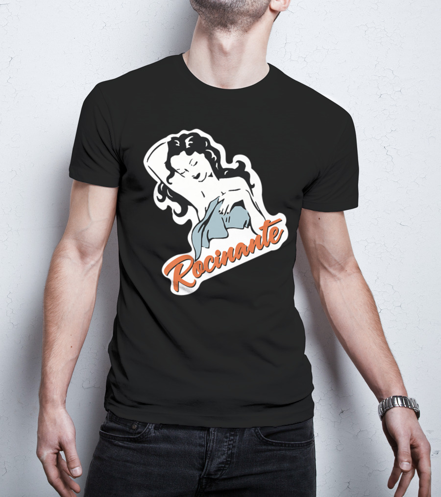 Rocinante Pin-Up Style Logo From The Expanse Series T-Shirt