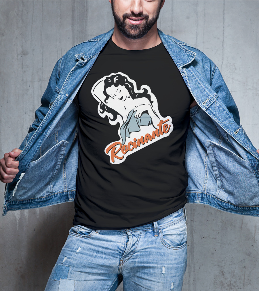 Rocinante Pin-Up Style Logo From The Expanse Series T-Shirt