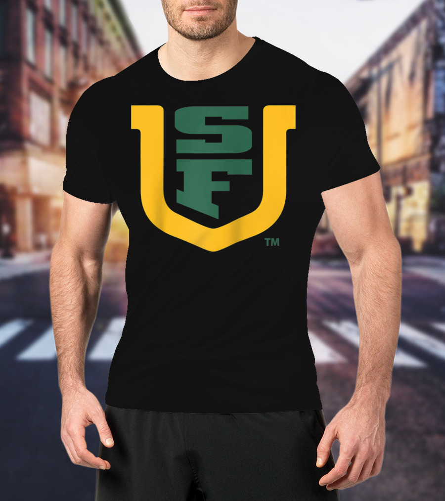 University Of San Francisco Dons NCAA SF Logo PPSNU031 Rag T-Shirt
