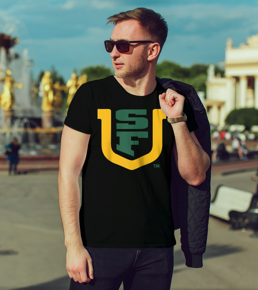 University Of San Francisco Dons NCAA SF Logo PPSNU031 Rag T-Shirt