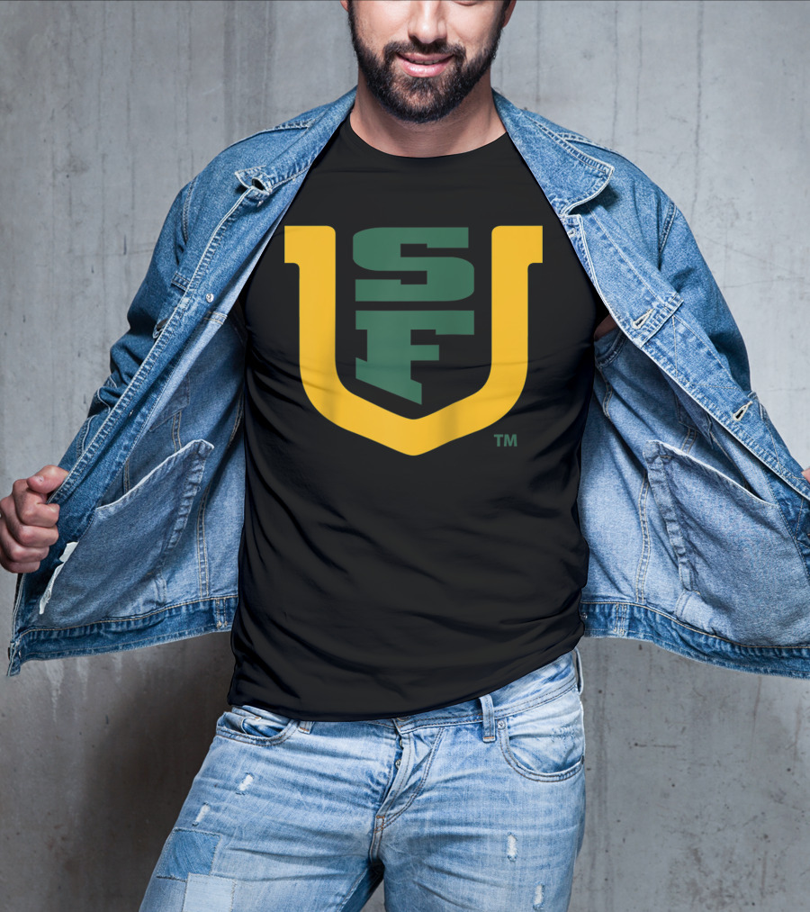 University Of San Francisco Dons NCAA SF Logo PPSNU031 Rag T-Shirt