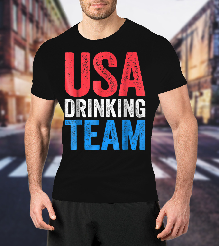 USA Drinking Team Fourth Of July T-Shirt