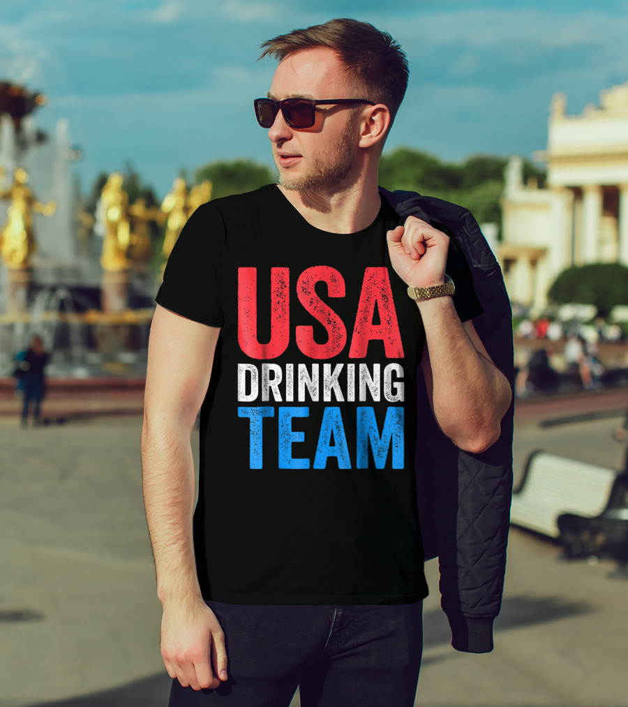 USA Drinking Team Fourth Of July T-Shirt