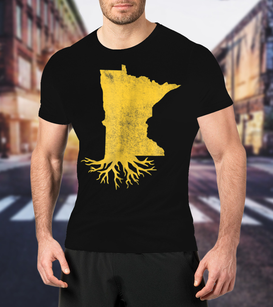 Vintage Minnesota State Roots Home Grown Hometown T-Shirt