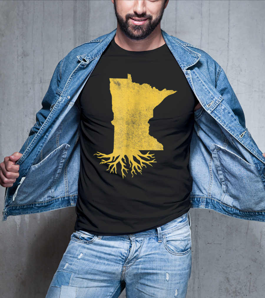 Vintage Minnesota State Roots Home Grown Hometown T-Shirt