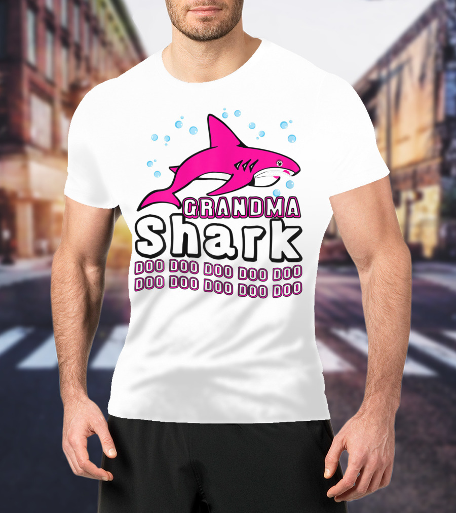 Grandma Shark Doo Doo Doo Doo Doo Doo Doo Doo Doo Doo Doo Doo T-Shirt
