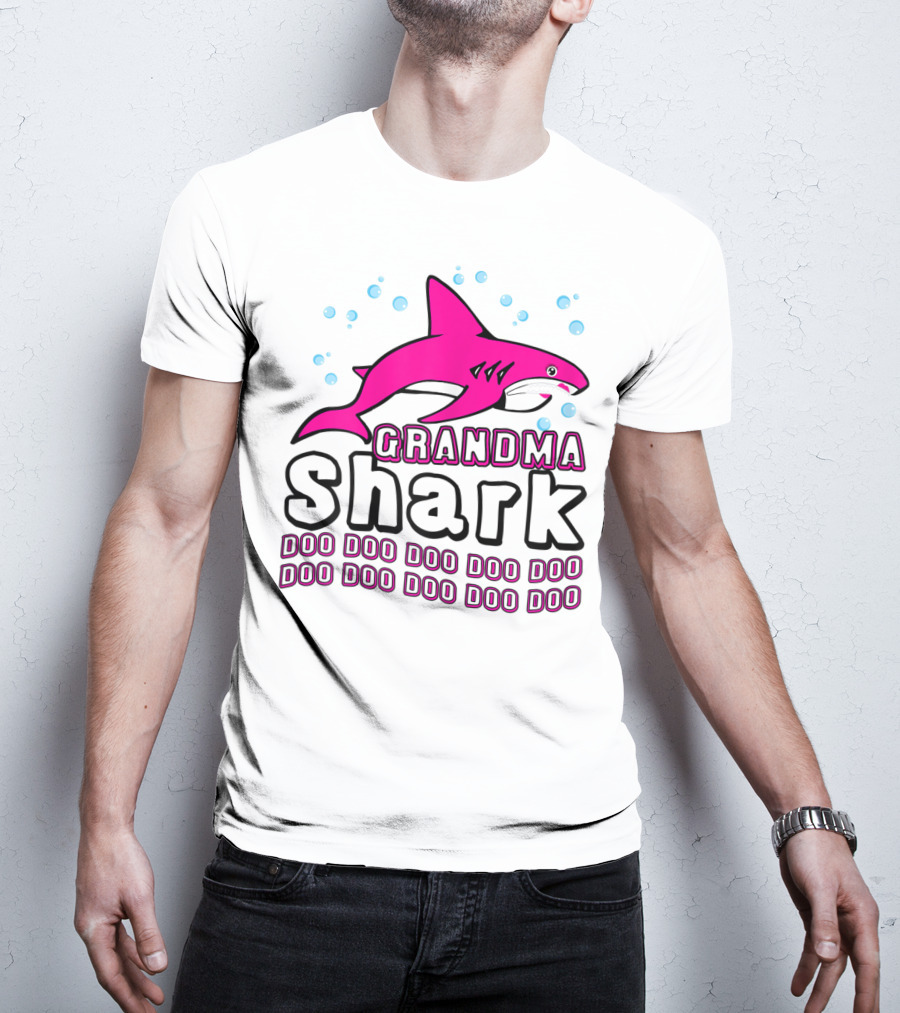 Grandma Shark Doo Doo Doo Doo Doo Doo Doo Doo Doo Doo Doo Doo T-Shirt