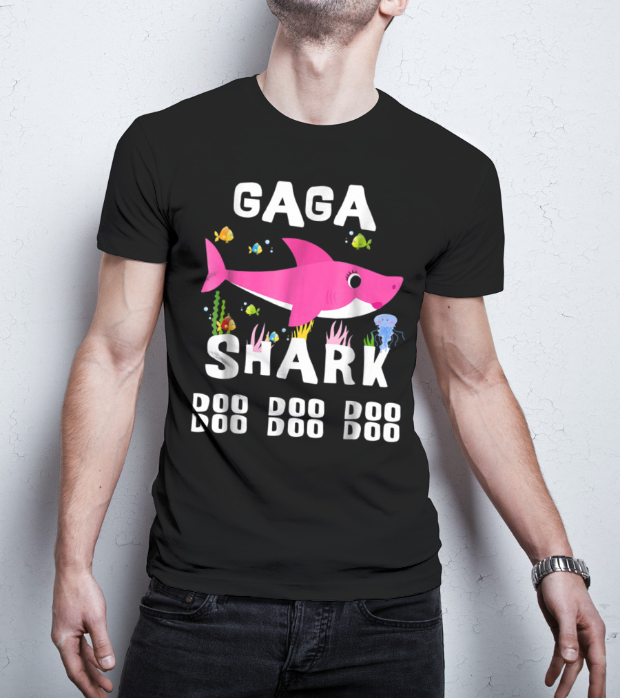 Gaga Shark Doo Doo Doo Mother's Day Chr T-Shirt