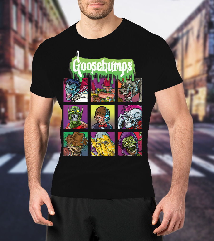 Goosebumps Iconic Monsters Yearbook Portrait Collection T-Shirt