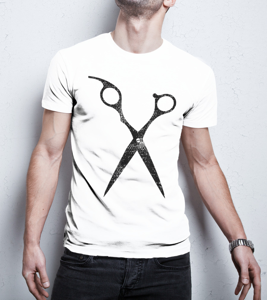 Hairdresser Barber Shop Hairsty Scissors T-Shirt