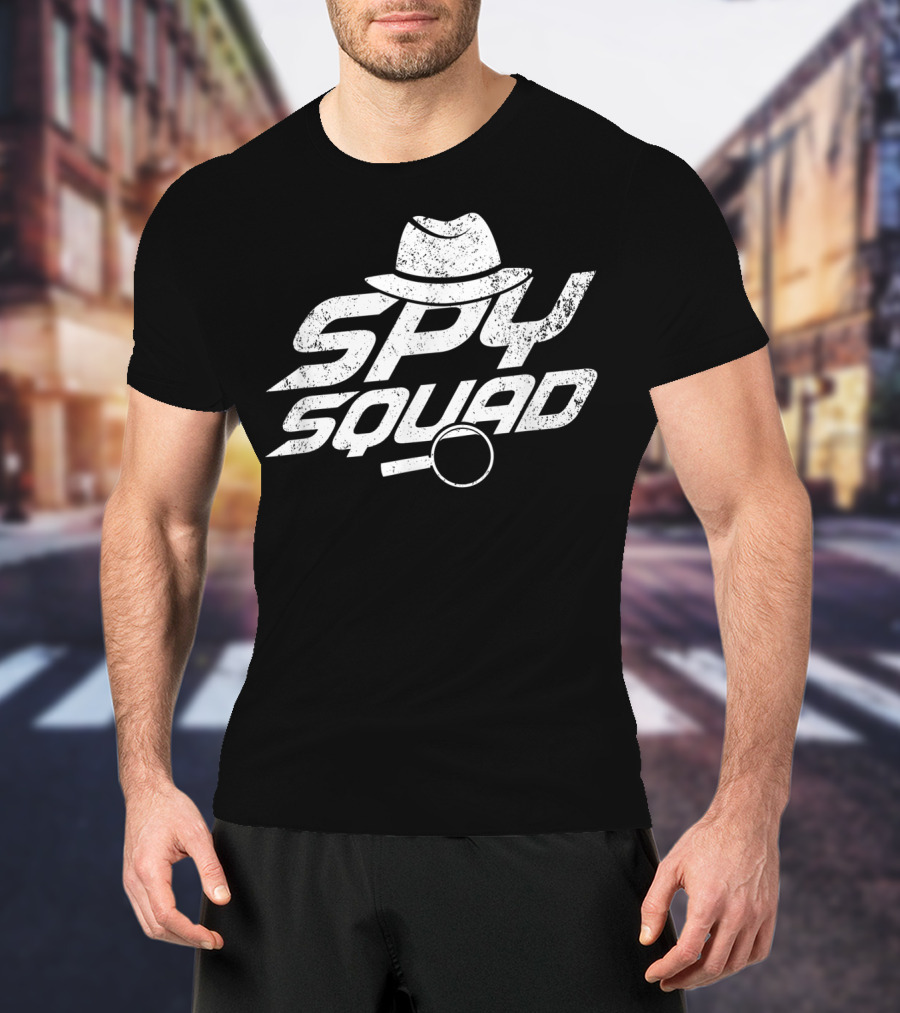 Spy Squad Detective Hat And Magnifying Glass T-Shirt