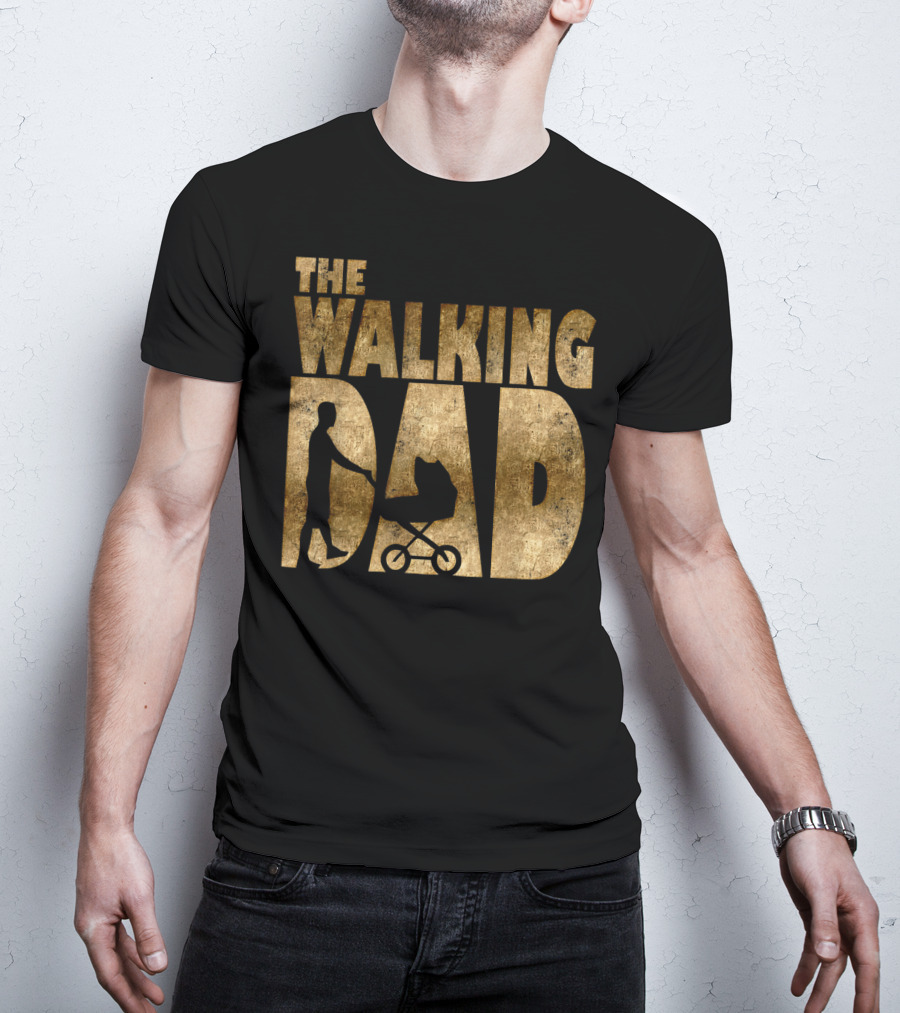 The Walking Dad Mens New Parent Stroller T-Shirt