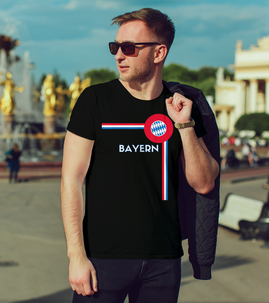 Bayern Munich Soccer FC Styled Spin Sports T-Shirt