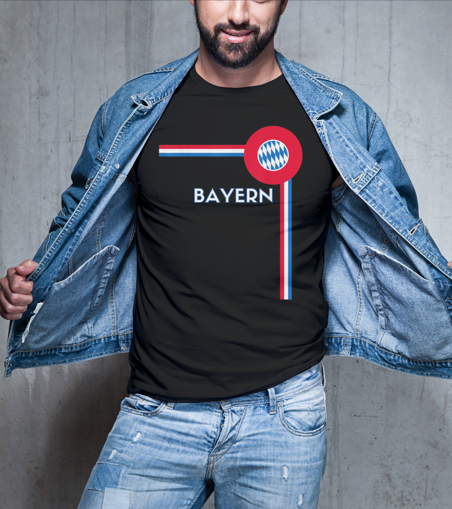Bayern Munich Soccer FC Styled Spin Sports T-Shirt