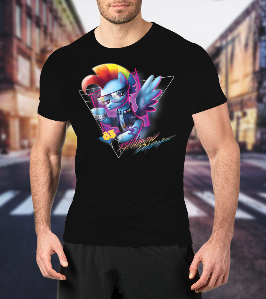 My Little Pony Rainbow Dash 83 Retro 80's T-Shirt